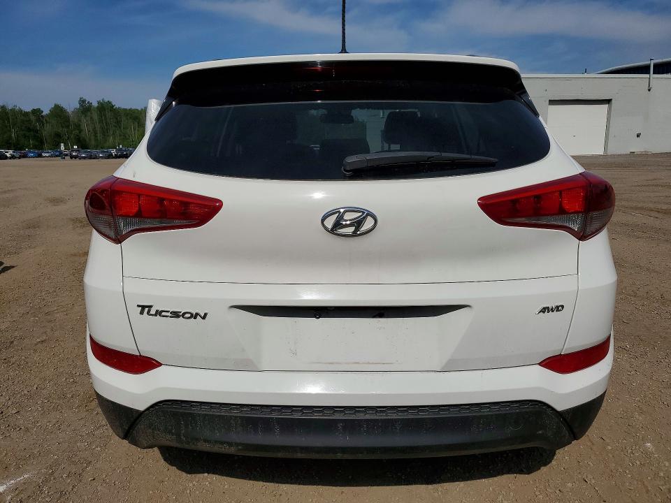 2016 Hyundai Tucson VIN KM8J3CA42GU185889 COPART salvage auction — FRONT END, On - Permit Salvage, sold $4,000 on 2026-07-16 (photo 6)
