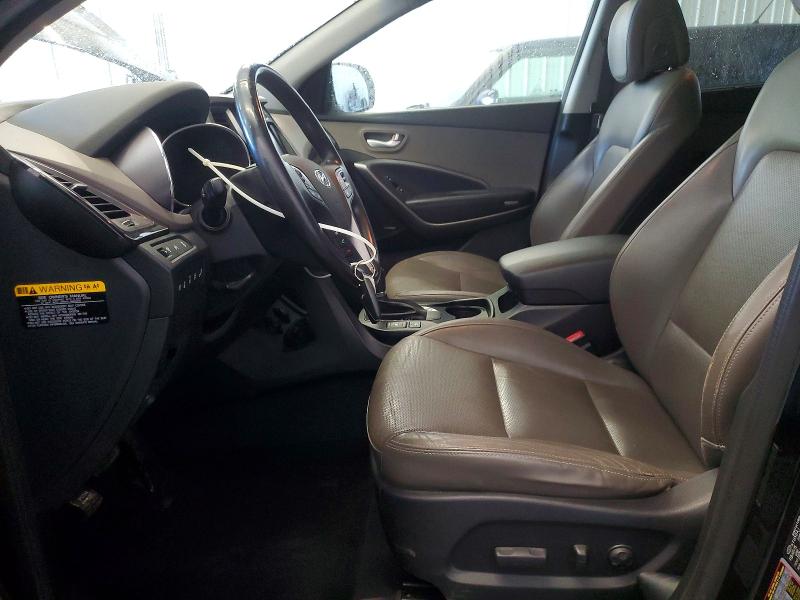 2015 Hyundai Santa fe VIN KM8SRDHF3FU116840 COPART salvage auction — FRONT END, Pa - Cert Of Title, sold $4,000 on 2026-07-08 (photo 7)