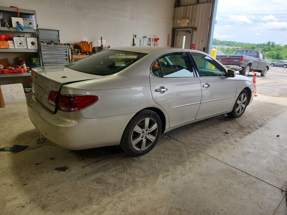 2005 Lexus ES VIN JTHBA30G755084833 COPART salvage auction — REAR END, Pa - Certificate Of Salvage, sold $600 on 2026-07-17 (photo 3)