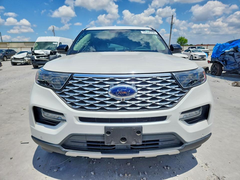 2020 Ford Explorer VIN 1FM5K8HC9LGA37973 COPART salvage auction — SIDE, Tx - Salvage Vehicle Title, sold $10,600 on 2026-08-21 (photo 5)