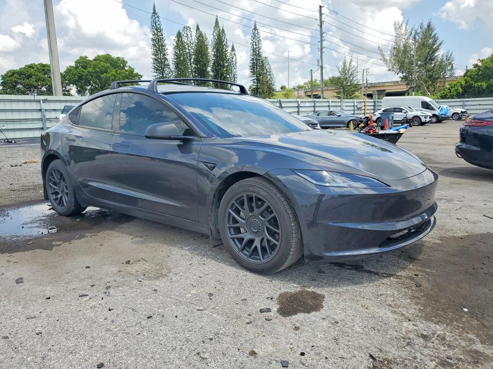 2025 Tesla Model 3 VIN 5YJ3E1EA6SF998777 COPART salvage auction — DAMAGE HISTORY, Ga - Cert Of Title-Salvage (P), sold $15,000 on 2026-07-27 (photo 4)
