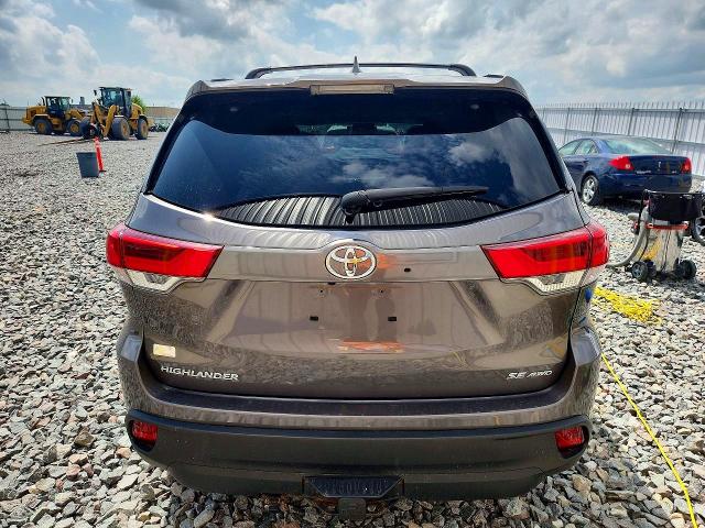2018 Toyota Highlander VIN 5TDJZRFH0JS544119 COPART salvage auction — ALL OVER, WI - CERTIFICATE OF TITLE, sold $6,200 on 2026-07-20 (photo 6)