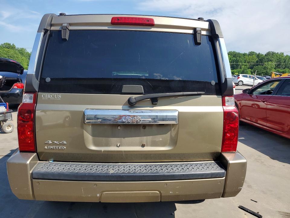 2006 Jeep Commander VIN 1J8HG58N76C291642 COPART salvage auction — WATER/FLOOD, Ky - Cert Of Title-Salvage Water, sold $275 on 2026-07-02 (photo 6)