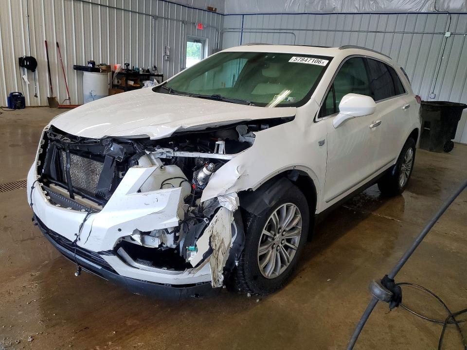 2017 Cadillac Xt5 VIN 1GYKNBRS6HZ139741 COPART salvage auction — FRONT END, Pa - Certificate Of Salvage, sold $2,550 on 2026-07-29 (photo 1)