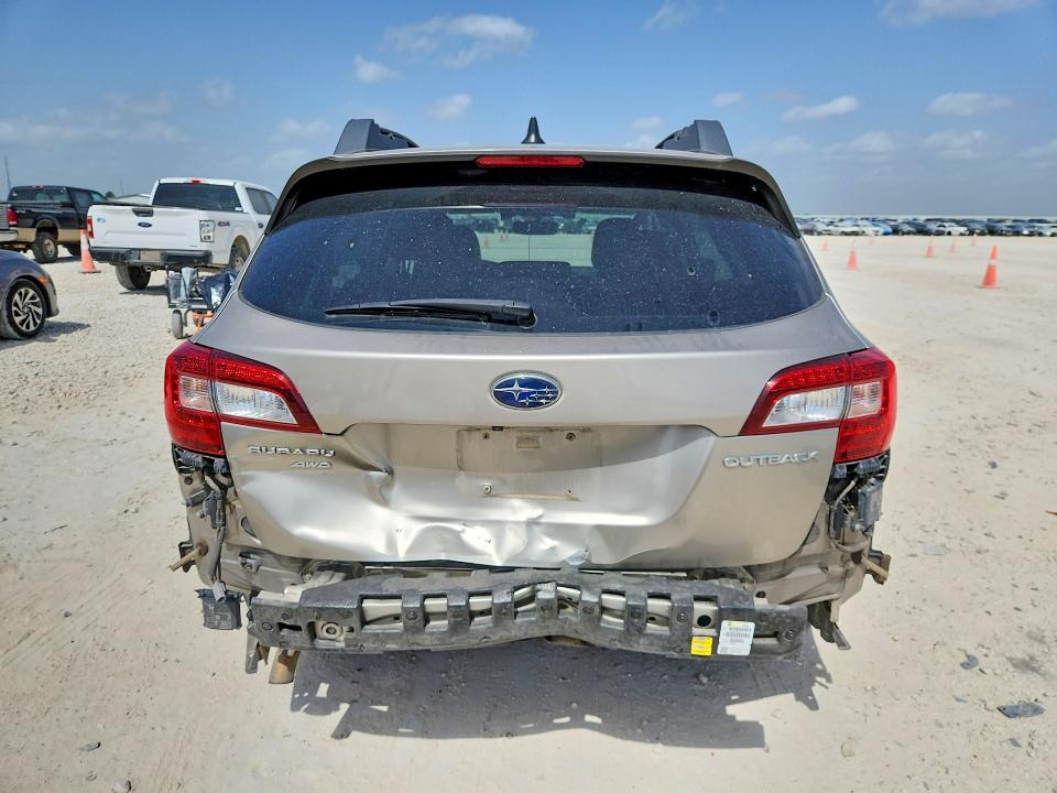 2018 Subaru Outback VIN 4S4BSANC8J3287742 COPART salvage auction — REAR END, Tx - Salvage Vehicle Title, sold $5,000 on 2026-07-09 (photo 6)