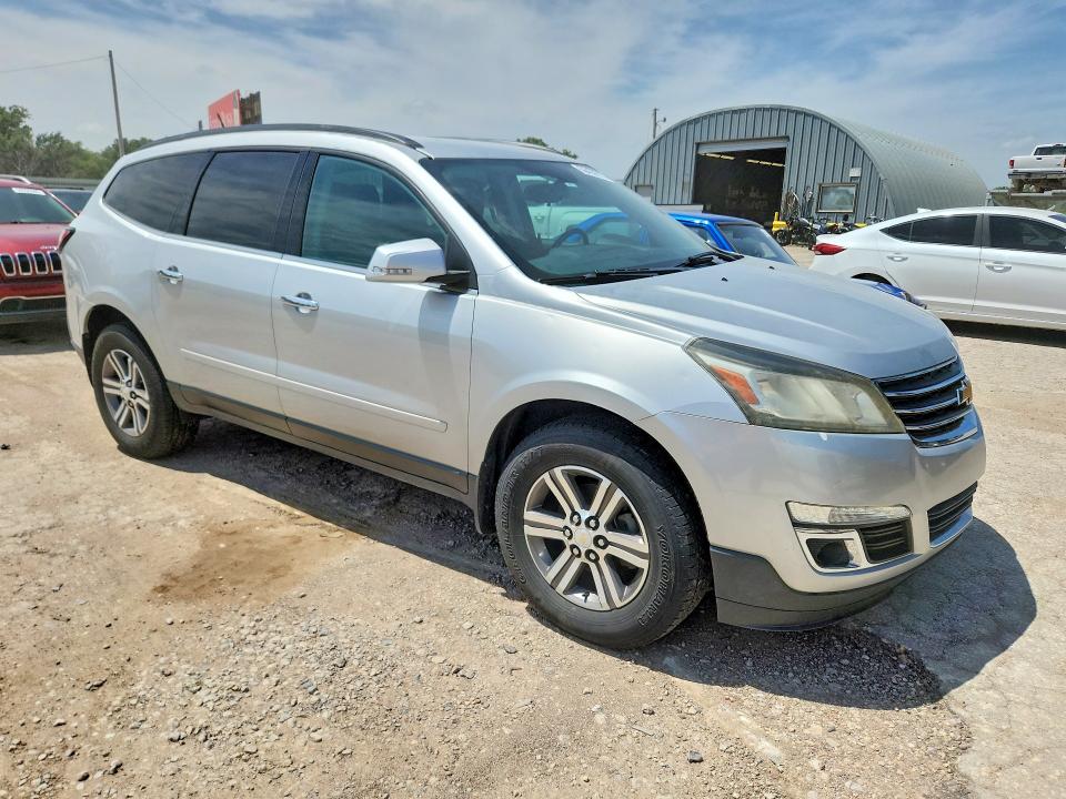 2017 Chevrolet Traverse VIN 1GNKRGKD1HJ293606 COPART salvage auction — HAIL, Ks - Cert Of Title-Salvage, sold $750 on 2026-07-22 (photo 4)