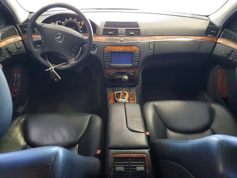 2004 Mercedes-benz S class VIN WDBNG75J54A403594 COPART salvage auction — MECHANICAL, Or - Certificate Of Title, sold $1,800 on 2026-07-10 (photo 8)