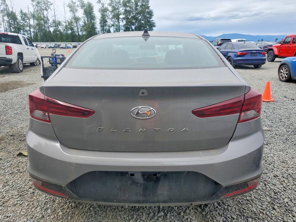 2020 Hyundai Elantra VIN KMHD84LF0LU105826 COPART salvage auction — VANDALISM, Az - Cert Of Title - Salvage, sold $3,950 on 2026-07-06 (photo 6)