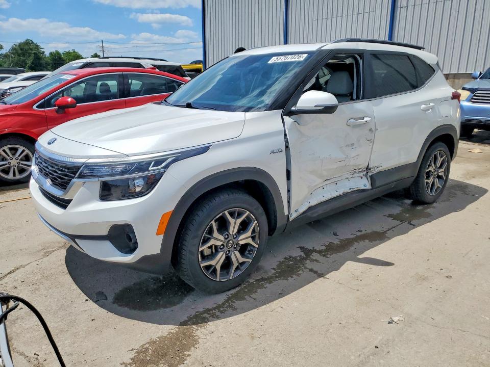 2021 Kia Seltos VIN KNDERCAAXM7139215 COPART salvage auction — SIDE, Ky - Cert Of Title-Salvage, sold $5,700 on 2026-07-08 (photo 1)