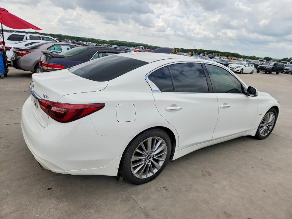 2018 Infiniti VIN JN1EV7AP7JM350590 COPART salvage auction — NORMAL WEAR, Tx - Certificate Of Title (P), sold $2,850 on 2026-07-27 (photo 3)