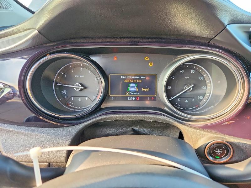 2021 Buick Encore gx VIN KL4MMBS22MB136358 COPART salvage auction — HAIL, Tx - Certificate Of Title, sold $2,200 on 2026-07-02 (photo 9)