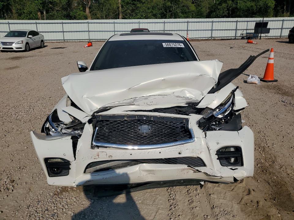 2014 Infiniti Q50 VIN JN1BV7AR7EM701881 COPART salvage auction — FRONT END, NC - SALVAGE CERTIFICATE OF TITLE, sold $475 on 2026-07-24 (photo 5)