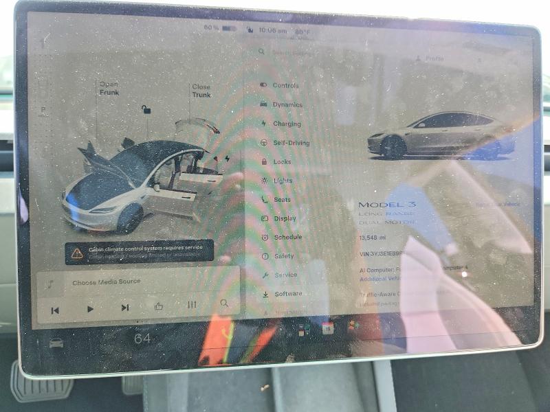2024 Tesla Model 3 VIN 5YJ3E1EB9RF807081 COPART salvage auction — FRONT END, Ca - Salvage Certificate, sold $13,700 on 2026-07-02 (photo 9)