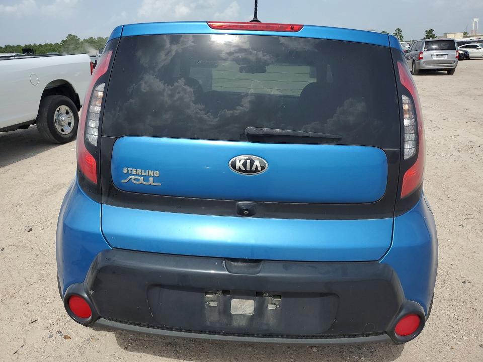 2016 Kia Soul VIN KNDJP3A58G7315190 COPART salvage auction — FRONT END, Tx - Salvage Vehicle Title, sold $725 on 2026-07-24 (photo 6)