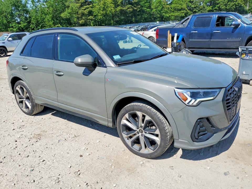 2022 Audi Q3 VIN WA1EECF35N1075234 COPART salvage auction — MECHANICAL, Ma - Cert Of Title-Salvage, sold $9,200 on 2026-07-27 (photo 4)