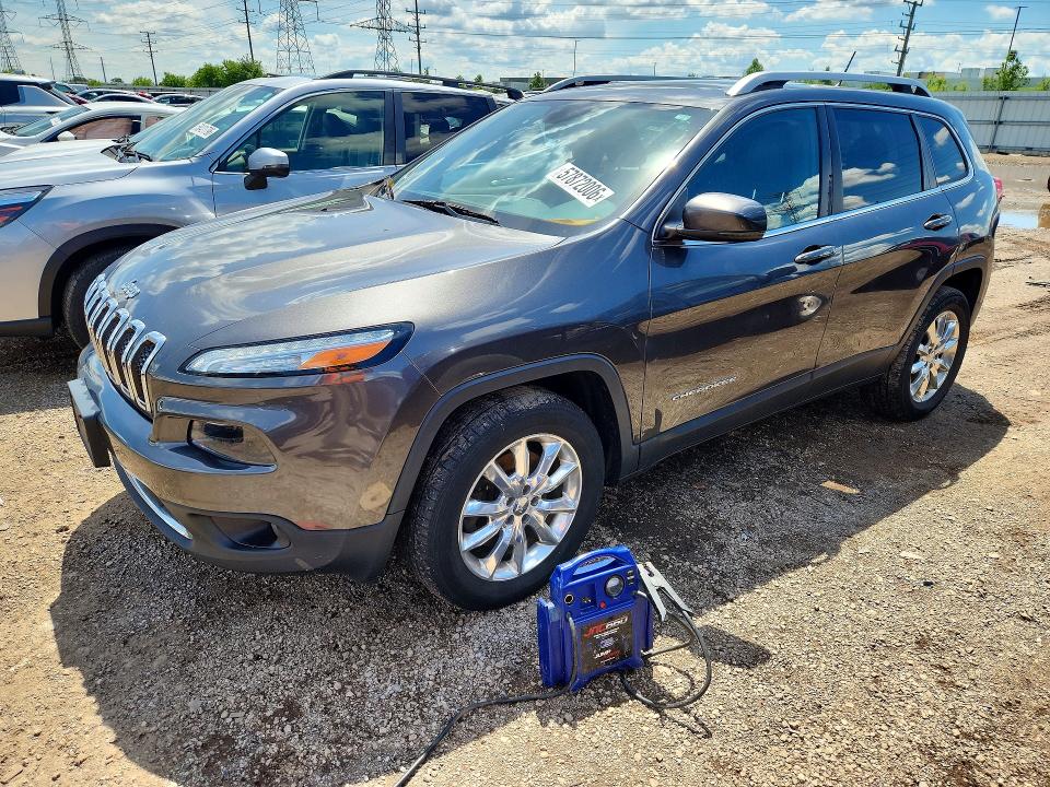 2015 Jeep Cherokee VIN 1C4PJMDS1FW646474 COPART salvage auction — MECHANICAL, IL - CERTIFICATE OF TITLE, sold $800 on 2026-07-02 (photo 1)