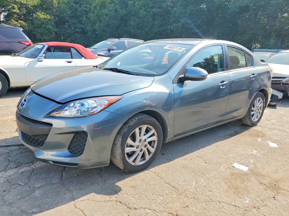 2012 Mazda 3 VIN JM1BL1V76C1592904 COPART salvage auction — SIDE, GA - CERT OF TITLE-SALVAGE, sold $3,550 on 2026-07-31 (photo 1)