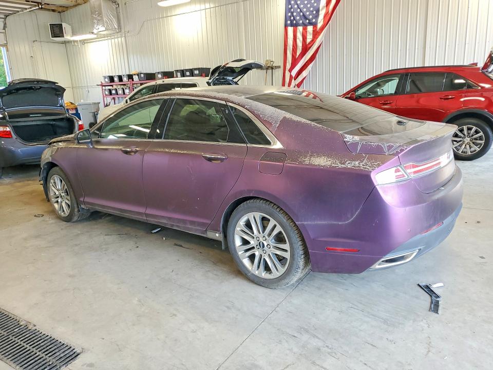 2015 Lincoln Mkz VIN 3LN6L2JK8FR622301 COPART salvage auction — FRONT END, Mn - Cert Of Title-Salvage, sold $500 on 2026-07-09 (photo 2)