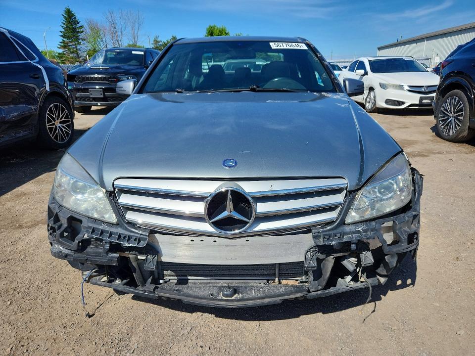 2011 Mercedes-benz C class VIN WDDGF5CB9BF587828 COPART salvage auction — FRONT END, On - Permit No Brand - Unfit, sold $750 on 2026-07-28 (photo 5)