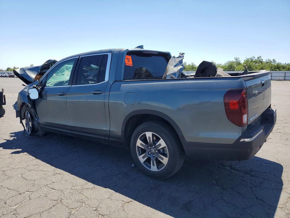 2017 Honda Ridgeline VIN 5FPYK2F66HB002392 COPART salvage auction — FRONT END, CA - SALVAGE CERTIFICATE, sold $675 on 2026-07-02 (photo 2)