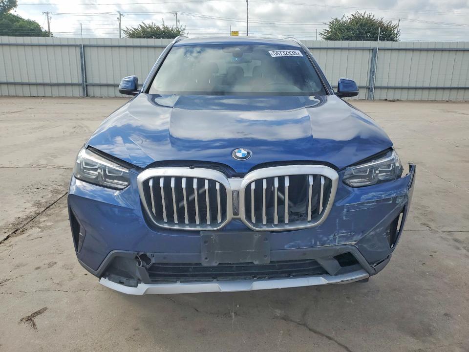 2023 BMW X3 VIN WBX47DP08PN218858 COPART salvage auction — FRONT END, Tx - Salvage Vehicle Title, sold $1,100 on 2026-07-30 (photo 5)