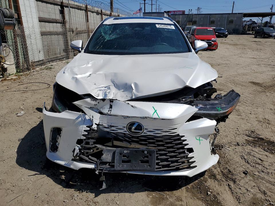 2025 Lexus Rx VIN JTJCHMAA0S2024839 COPART salvage auction — FRONT END, CA - SALVAGE CERTIFICATE, sold $17,400 on 2026-07-23 (photo 5)