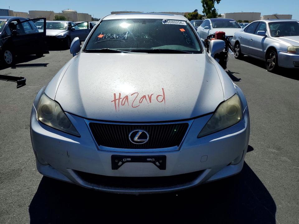 2008 Lexus Is 250 VIN JTHBK262X82076749 COPART salvage auction — WATER/FLOOD, CA - SALVAGE CERTIFICATE, sold $250 on 2026-07-13 (photo 5)