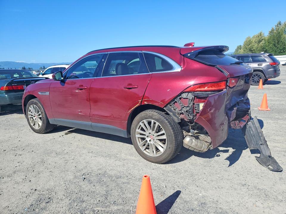 2017 Jaguar F-pace VIN SADCK2BV8HA883609 COPART salvage auction — REAR END, Wa - Bill Of Sale, sold $2,750 on 2026-07-27 (photo 2)