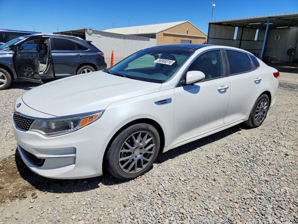 2016 Kia Optima VIN 5XXGU4L31GG065416 COPART salvage auction — VANDALISM, Co - Public - Salvage Title, sold $2,250 on 2026-07-09 (photo 1)