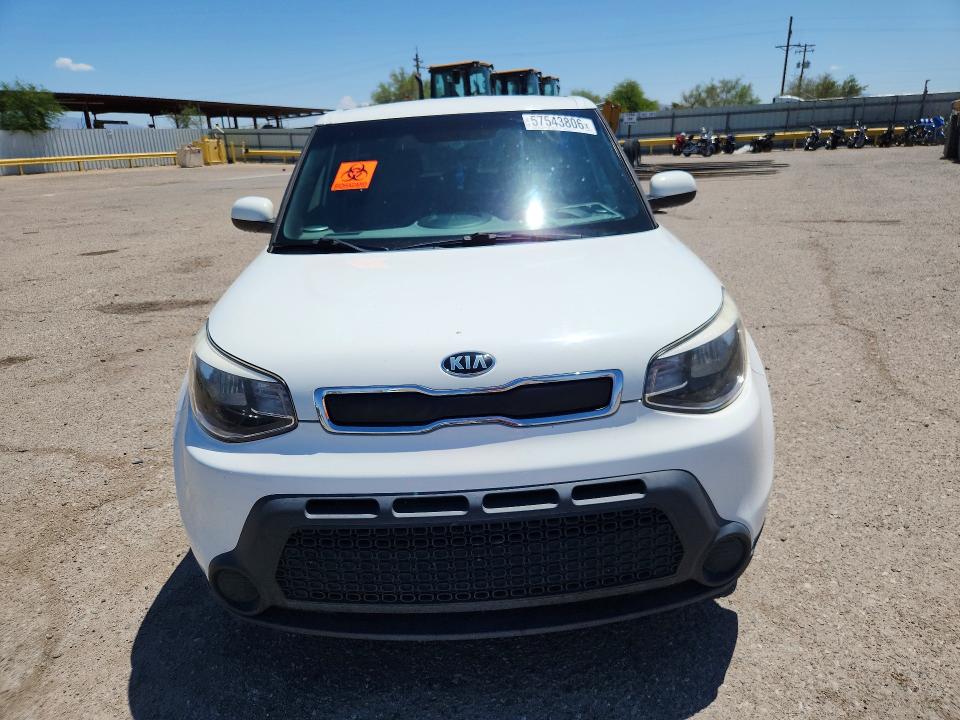 2016 Kia Soul VIN KNDJN2A28G7375797 COPART salvage auction — VANDALISM, Az - Cert Of Title - Salvage, sold $1,700 on 2026-07-06 (photo 5)