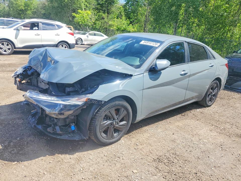 2021 Hyundai Elantra VIN KMHLM4AG6MU133070 COPART salvage auction — FRONT END, On - Permit Salvage, sold $3,050 on 2026-07-16 (photo 1)