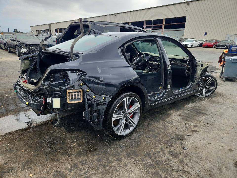 2025 Genesis G70 VIN KMTG54SEXSU152736 COPART salvage auction — STRIPPED, CA - CERTIFICATE OF TITLE, sold $3,100 on 2026-07-14 (photo 3)