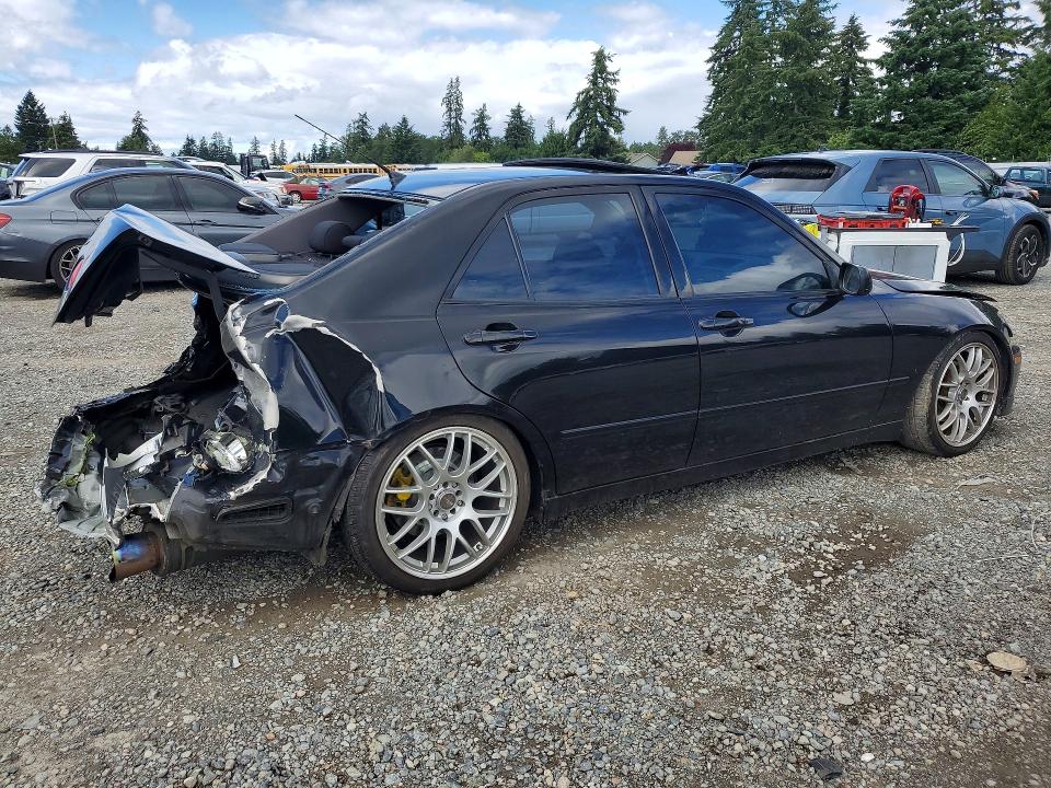 2001 Lexus Is 300 VIN JTHBD182910027867 COPART salvage auction — REAR END, WA - BILL OF SALE, sold $250 on 2026-07-24 (photo 3)