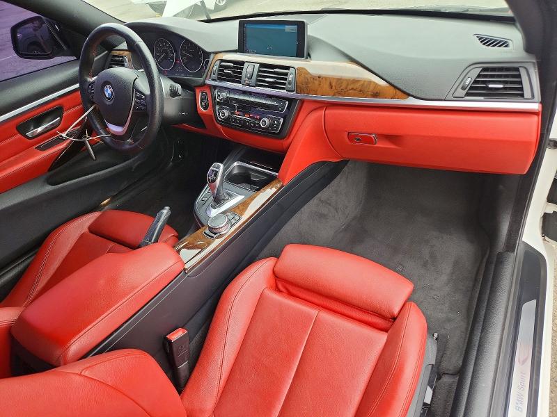 2015 BMW 4er VIN WBA3N7C5XFK223140 COPART salvage auction — FRONT END, Ca - Salvage Certificate, sold $2,300 on 2026-07-16 (photo 8)