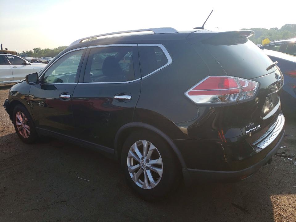 2015 Nissan Rogue VIN KNMAT2MT4FP583541 COPART salvage auction — FRONT END, Ct - Certificate Of Title, sold $850 on 2026-07-17 (photo 2)