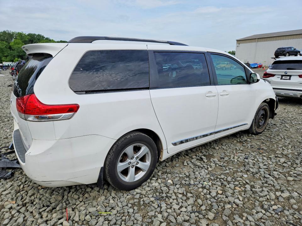 2011 Toyota Sienna VIN 5TDKK3DC2BS170952 COPART salvage auction — FRONT END, Nj - Cert Of Title-Salvage, sold $1,850 on 2026-07-08 (photo 3)