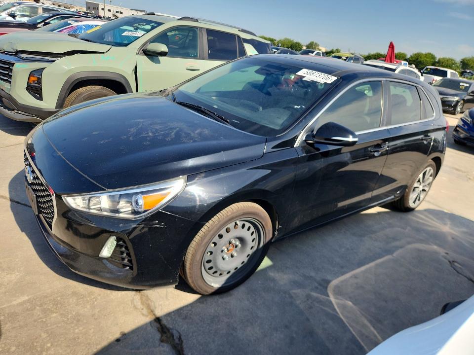 2020 Hyundai Elantra VIN KMHH35LE1LU143272 COPART salvage auction — FRONT END, Tx - Certificate Of Title, sold $3,650 on 2026-07-16 (photo 1)