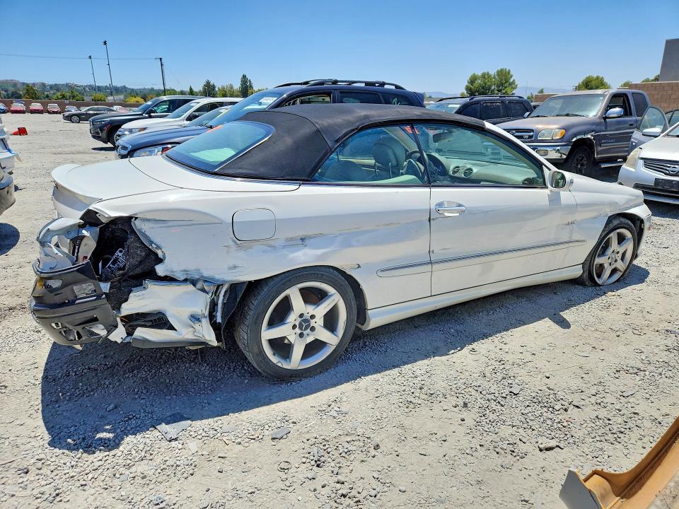 2006 Mercedes-benz Clk-class VIN WDBTK75G16T056816 COPART salvage auction — SIDE, Ca - Dis/Dlr/Exp App For Dup Clean, sold $425 on 2026-07-29 (photo 3)