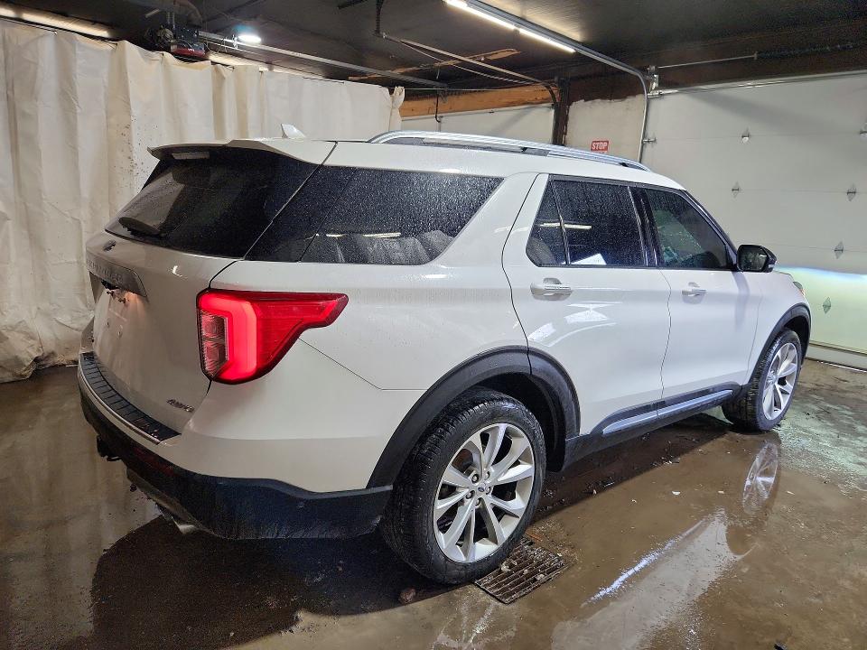 2021 Ford Explorer VIN 1FM5K8HC5MGA21660 COPART salvage auction — FRONT END, Pa - Certificate Of Salvage, sold $6,300 on 2026-07-03 (photo 3)