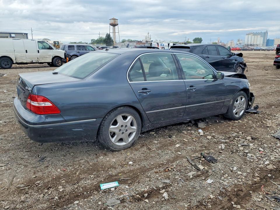 2005 Lexus Ls VIN JTHBN36F955008808 COPART salvage auction — FRONT END, IL - SALVAGE CERTIFICATE, sold $400 on 2026-07-31 (photo 3)
