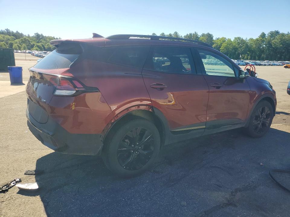 2025 Kia Sportage VIN 5XYK6CDF1SG263294 COPART salvage auction — FRONT END, Nh - Cert Of Title-Salvage, sold $7,300 on 2026-07-28 (photo 3)