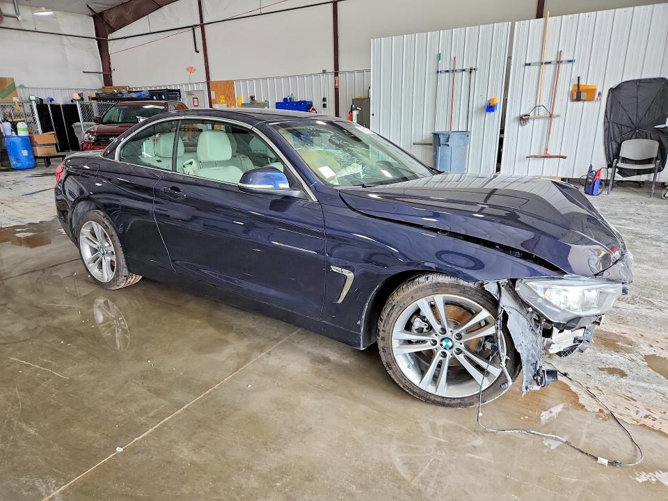 2017 BMW 4er VIN WBA4U9C55H5D44374 COPART salvage auction — FRONT END, Il - Salvage Certificate, sold $1,500 on 2026-08-05 (photo 4)