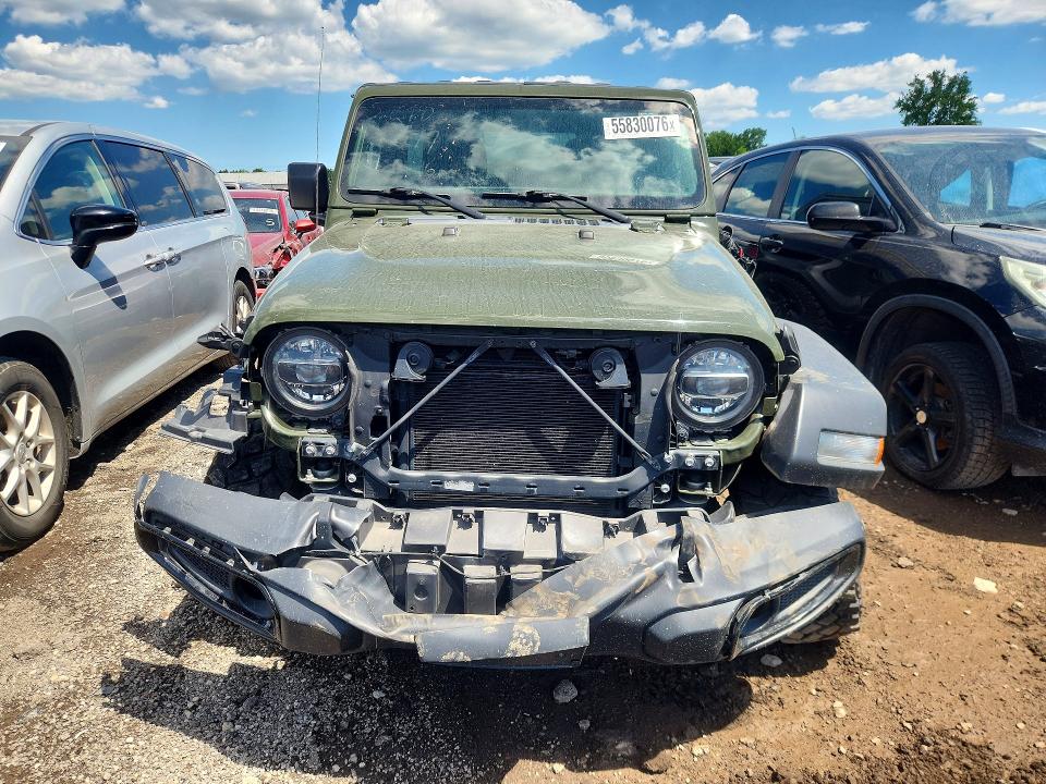 2020 Jeep Wrangler unlimited VIN 1C4HJXDN4LW301645 COPART salvage auction — FRONT END, OH - CERT OF TITLE-SALVAGE, sold $7,200 on 2026-07-20 (photo 5)