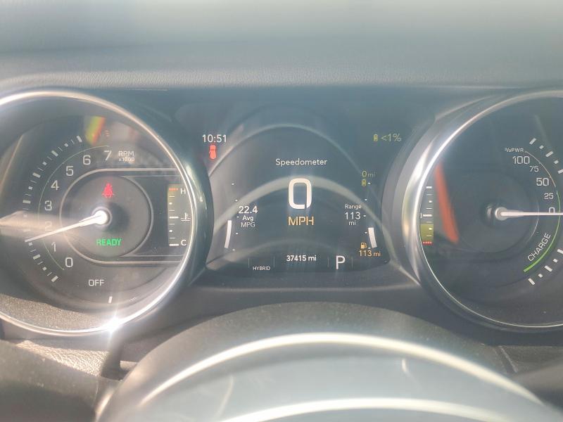 2022 Jeep Wrangler unlimited VIN 1C4JJXP60NW117859 COPART salvage auction — MINOR DENT/SCRATCHES, Il - Certificate Of Title, sold $20,750 on 2026-07-16 (photo 9)