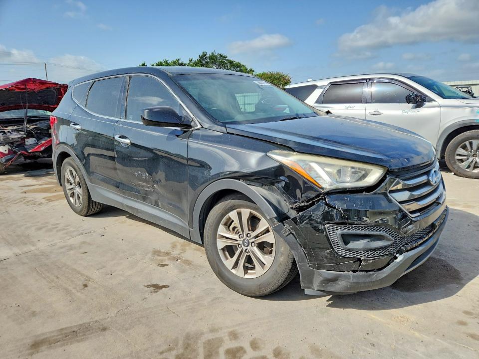 2016 Hyundai Santa fe VIN 5XYZT3LB1GG360377 COPART salvage auction — FRONT END, TX - SALVAGE VEHICLE TITLE (P), sold $1,850 on 2026-07-16 (photo 4)