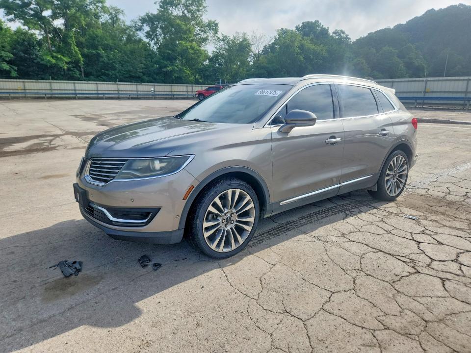2016 Lincoln Mkx VIN 2LMTJ8LR4GBL37573 COPART salvage auction — FRONT END, Pa - Certificate Of Salvage, sold $4,050 on 2026-07-09 (photo 1)
