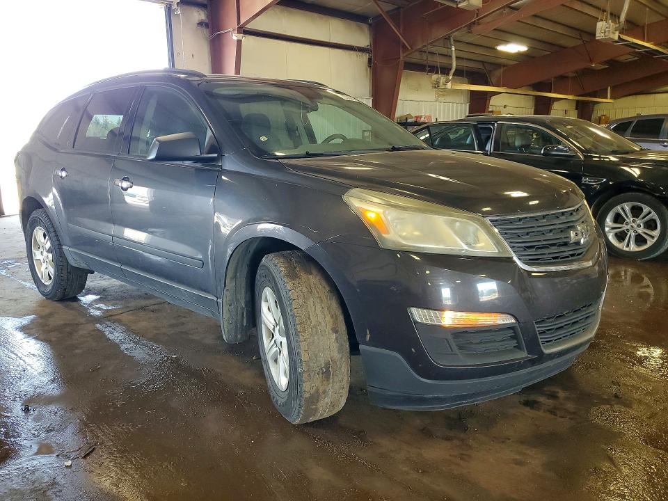 2013 Chevrolet Traverse VIN 1GNKRFED7DJ124741 COPART salvage auction — FRONT END, Mi - Certificate Of Title, sold $775 on 2026-07-31 (photo 4)