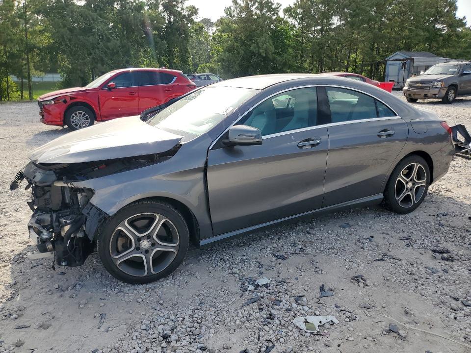 2014 Mercedes-benz Cla-klasse VIN WDDSJ4EB4EN145064 COPART salvage auction — FRONT END, TX - SALVAGE VEHICLE TITLE, sold $700 on 2026-08-14 (photo 1)