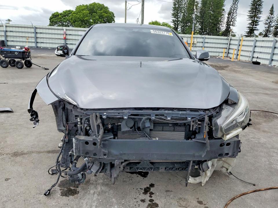 2021 Infiniti VIN JN1EV7BP7MM702666 COPART salvage auction — FRONT END, Fl - Certificate Of Destruction, sold $1,600 on 2026-07-13 (photo 5)