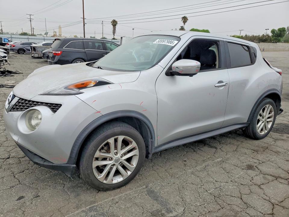 2016 Nissan Juke VIN JN8AF5MR2GT603165 COPART salvage auction — SIDE, Salvage Title, sold $1,200 on 2026-08-25 (photo 1)